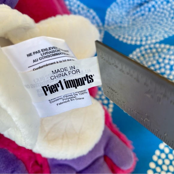 Two Hand Puppet Plushies White Baby Harp Seal and Pink Purple Baby Dinosaur - Picture 15 of 16